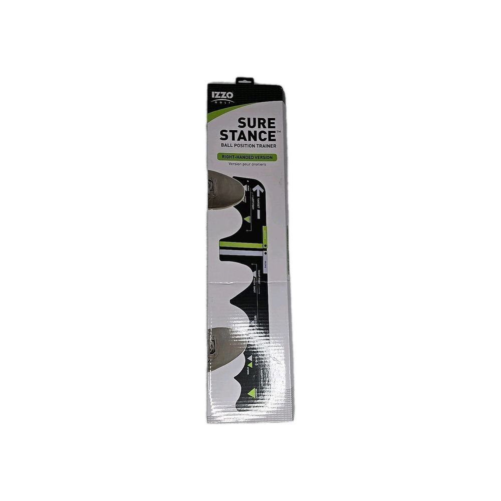 IZZO Golf Sure Stance Ball Position Trainer Right Handed Golf Training Aid Hit